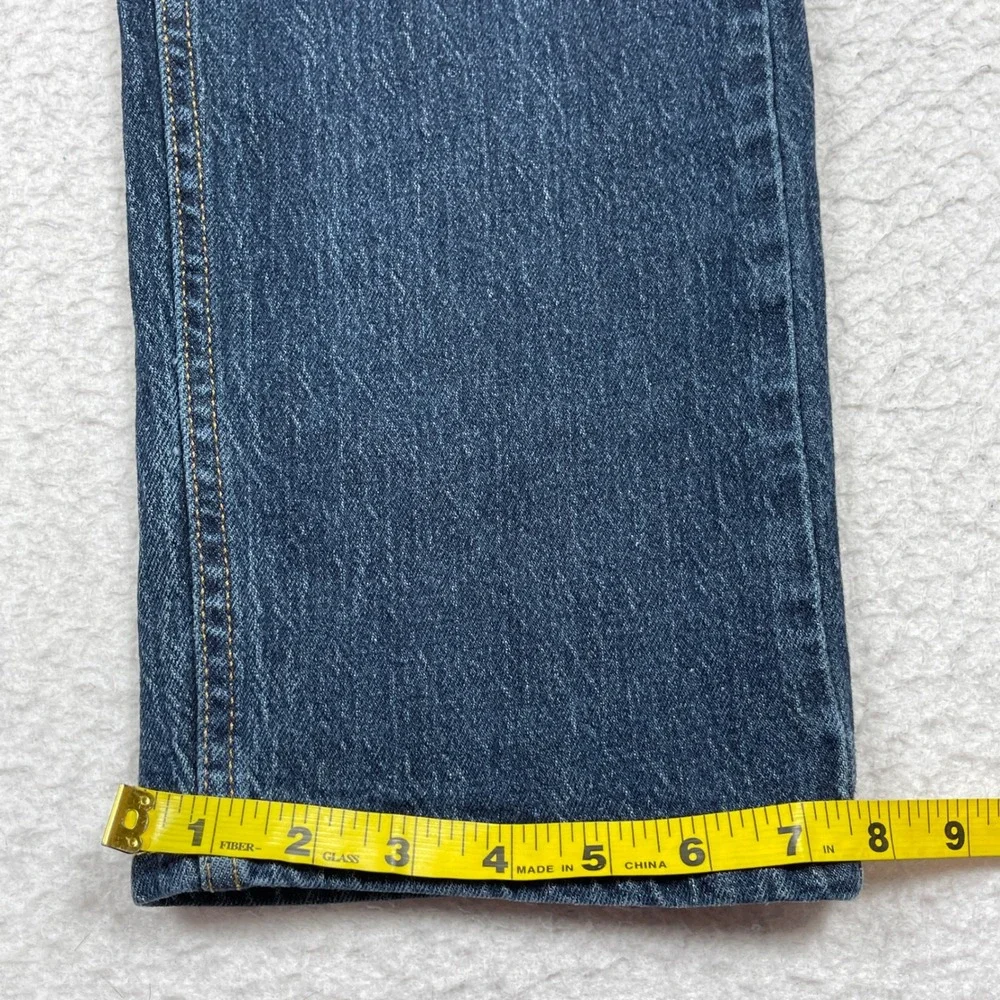 Levis 505 Jeans Mens 32x32 (Fit 32x30) Blue Regular Straight Leg Denim Classic